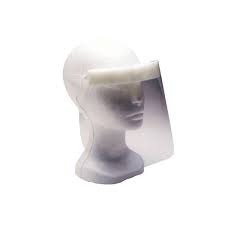 Visor protector facial con espuma