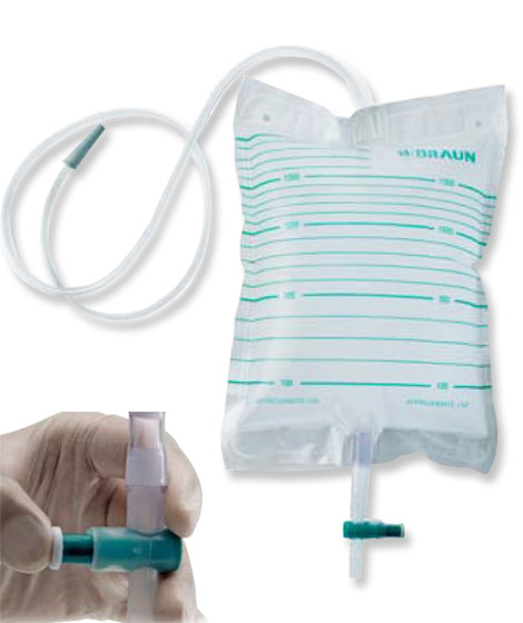 Bolsas de orina 2L Urobag 9 Braun