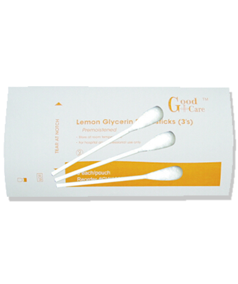 Lemon glycerin swabstick 25 sobres x 3u