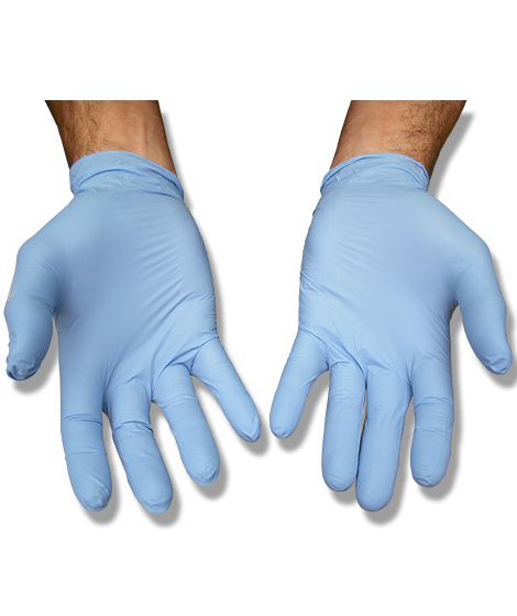 Guantes de nitrilo azul SuperNitricecs 100u.