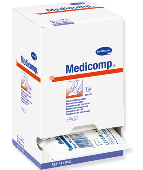 Gasa Medicomp estéril 10x10cm 40 sobres x 5u