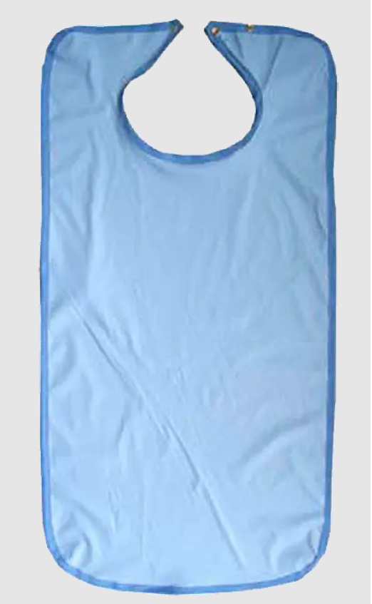 Babero Reutilizable Impermeable Ignífugo Corchete 40X80cm 1u