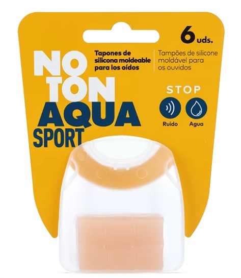 TAPÓN OÍDOS SILICONA NOTON AQUA SPORT 6U