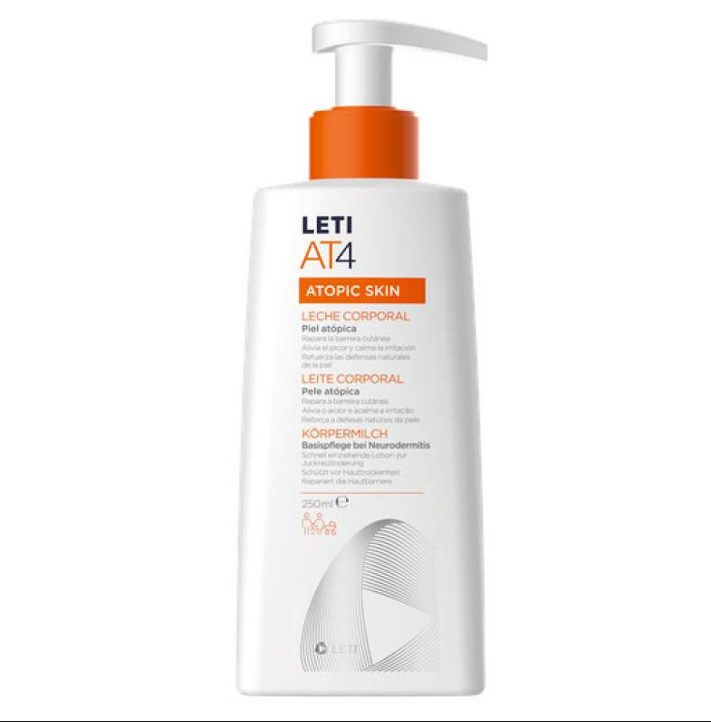 LETI AT-4 LECHE CORPORAL 1 ENVASE 250 ml