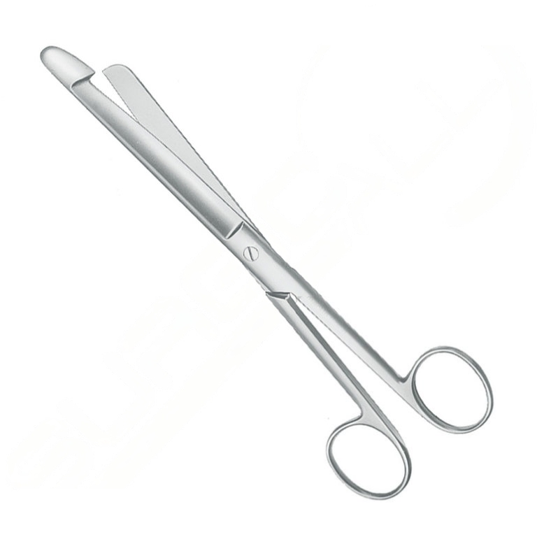 Tijera enterotomos anatomía 21cm punta gancho 1u Quiroproser®