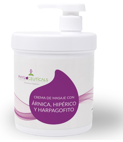 Crema de Masaje con Árnica, Hipérico y Harpagofito Dosificador Physioceuticals