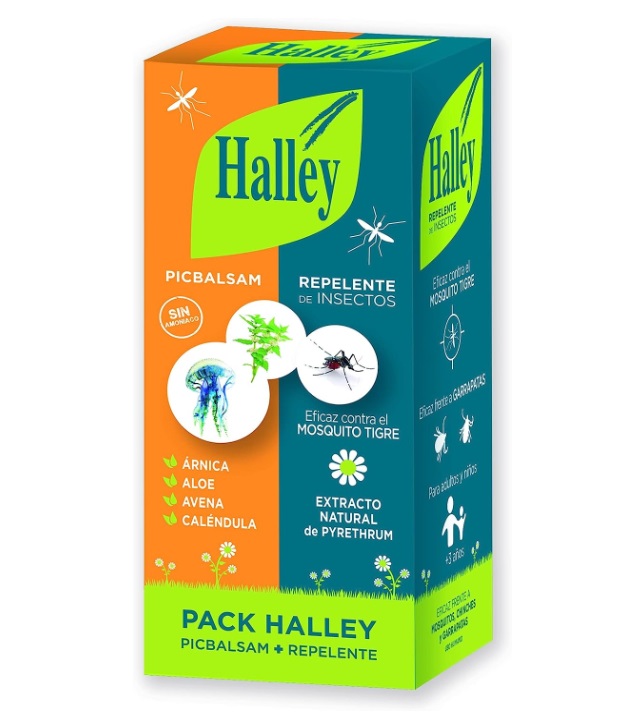 HALLEY PACK REPELENTE INSECTOS  150 ml + Picbalsam 40 ml