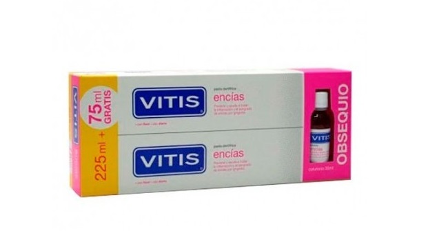 Vitis Encias pasta duplo 2x150 ml + 30 ml colutorio