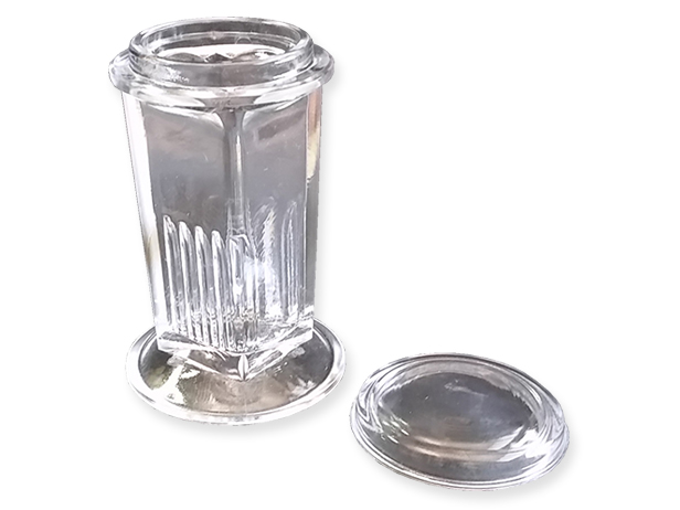 Cubeta cristal para colorear 5 portaobjetos - Coplin