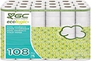 Papel higiénico ECO doméstico 108 rollos Gomà Camps