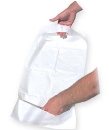 [010291] Babero adultos desechable papel/plástico 125u 36x66 cm.