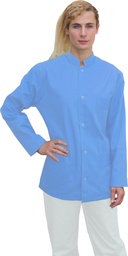 Camisa abotonada manga larga Azul