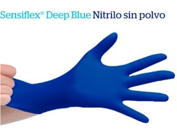 Guantes de nitrilo azul Sensiflex Deep Blue 100u Bimedica