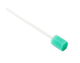 [N02529] Bastoncillo limpiador bucal con esponja sabor neutro Verde