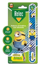 [N04143] RELEC PULSERA INFANTIL MINIONS AZUL REPELENTE  MOSQUITOS