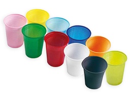 Vasos plástico 200ml 100u.